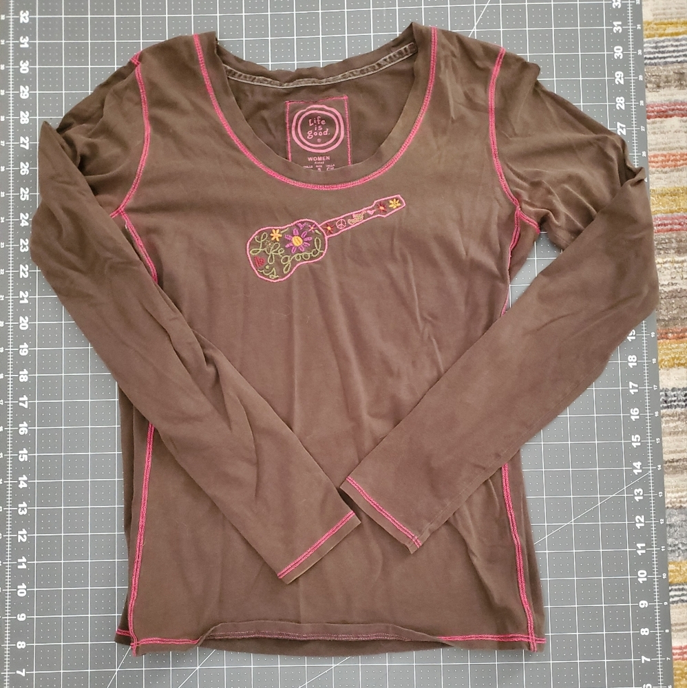 Life Is Good Guitar Shirt